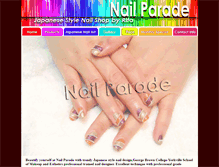 Tablet Screenshot of nailparade.com